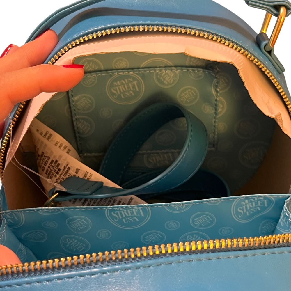 Disney Parks Dapper Dans Main Street USA Round Crossbody Bag - Picture 6 of 7